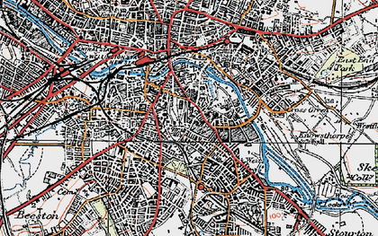 Old map of Pottery Field in 1925