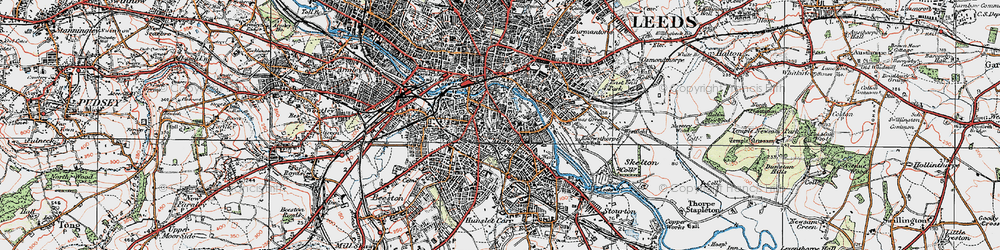 Old map of Pottery Field in 1925