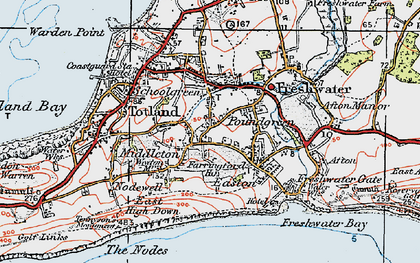 Old map of Pound Green in 1919