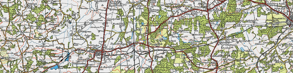 Old map of Pound Hill in 1920