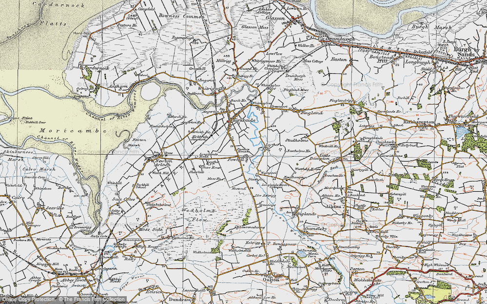 Old Map of Powhill, 1925 in 1925