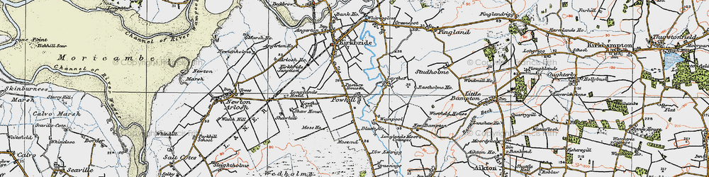 Old map of Powhill in 1925