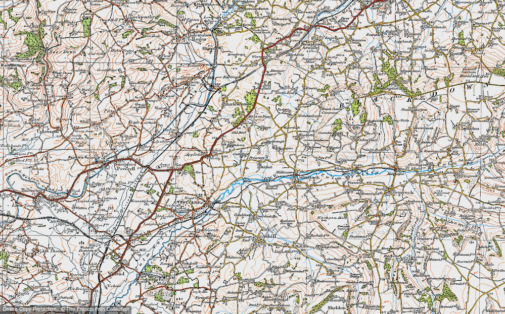 Old Map of Prescott, 1919 in 1919