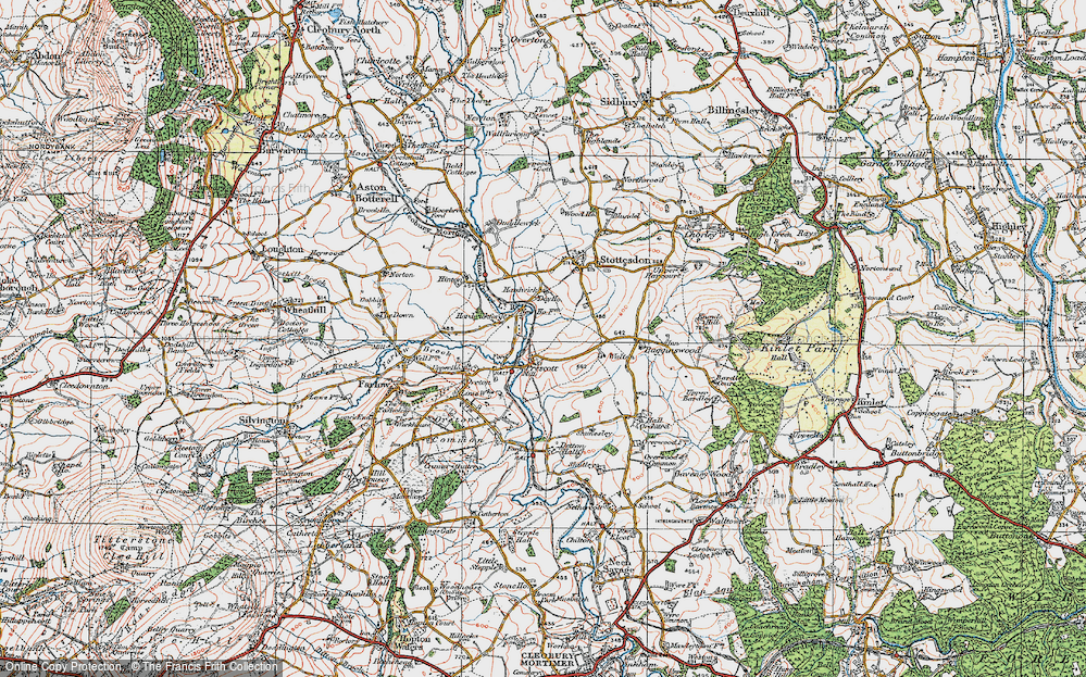 Old Map of Prescott, 1921 in 1921