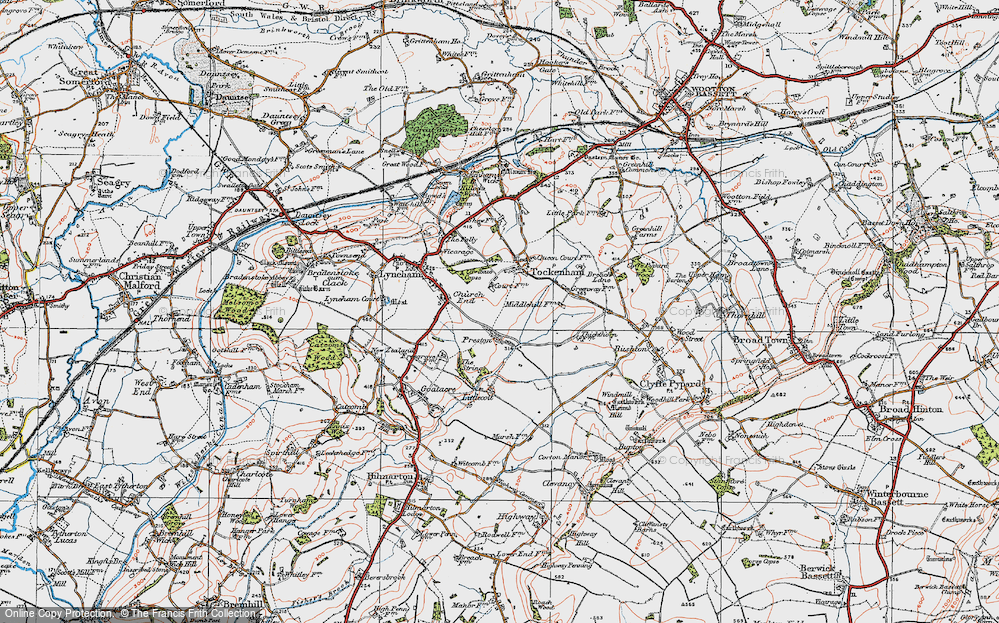 Old Map of Preston, 1919 in 1919