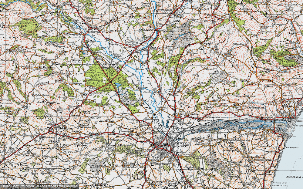 Old Map of Preston, 1919 in 1919