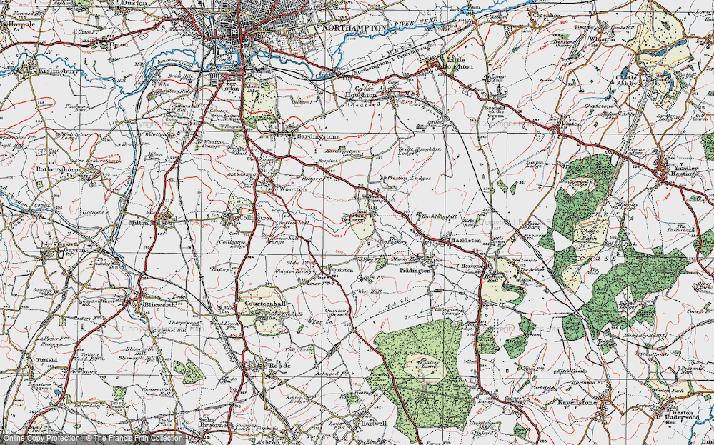 Old Map of Preston Deanery, 1919 in 1919