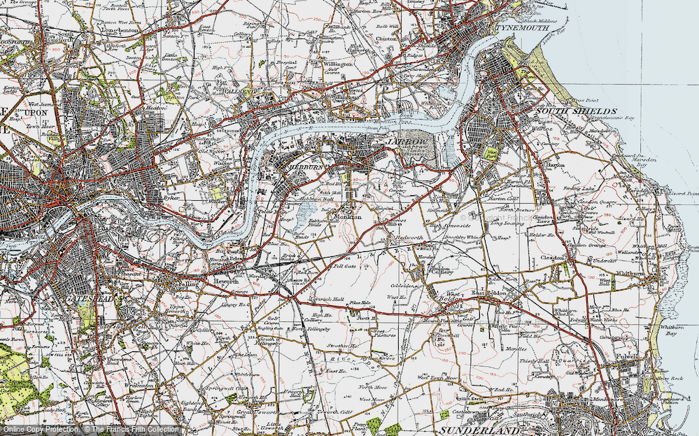 Old Map of Primrose, 1925 in 1925