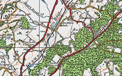 Old map of Prince's Marsh in 1919