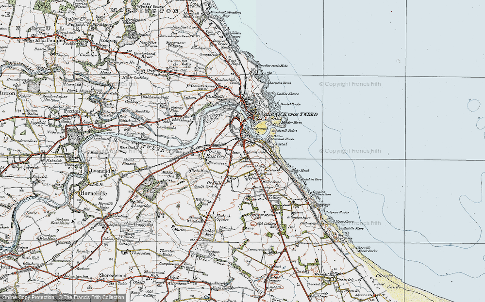 Old Map of Prior Park, 1926 in 1926