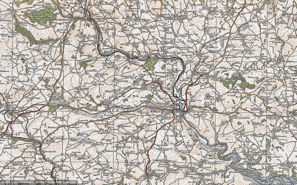 Old Map of Puddaven, 1919 in 1919