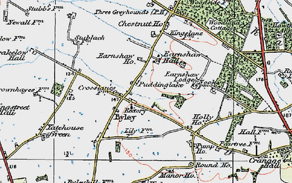 Old map of Puddinglake in 1923