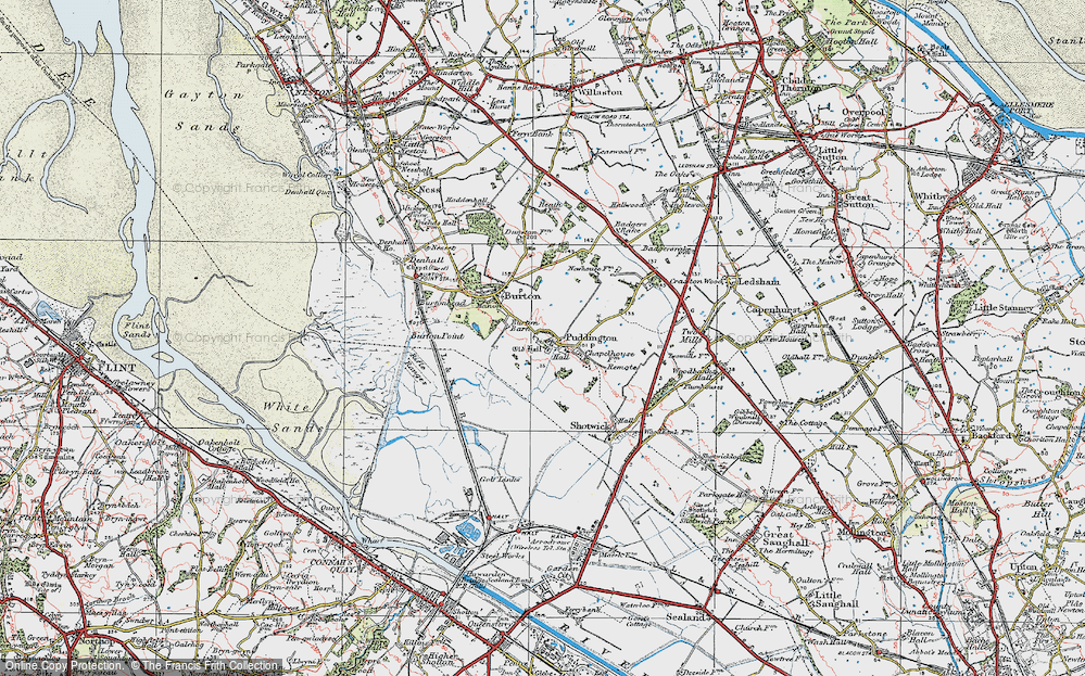 Old Map of Puddington, 1924 in 1924