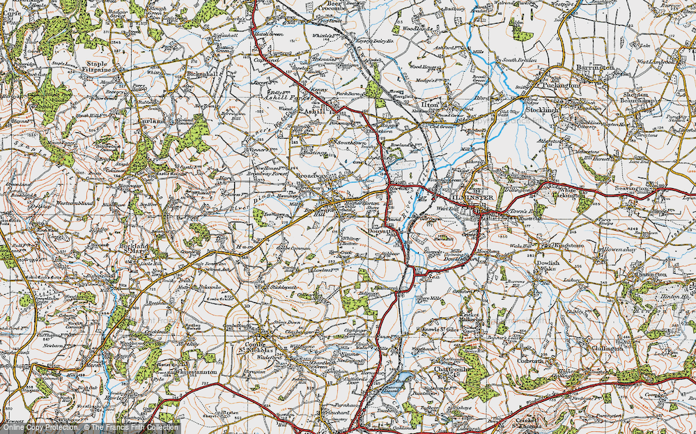 Old Map of Puddlebridge, 1919 in 1919