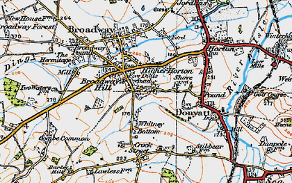 Old map of Puddlebridge in 1919