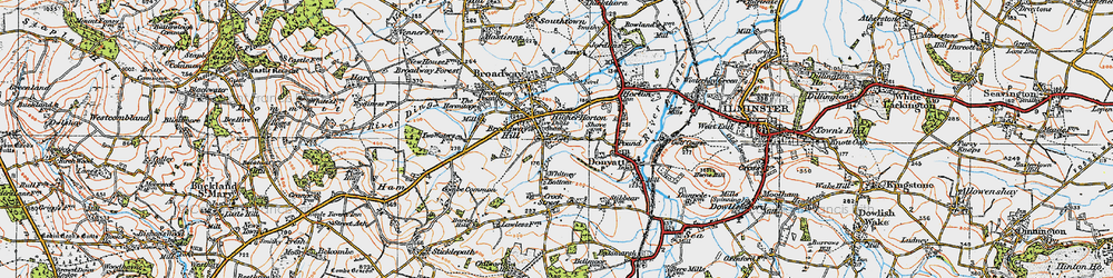 Old map of Puddlebridge in 1919