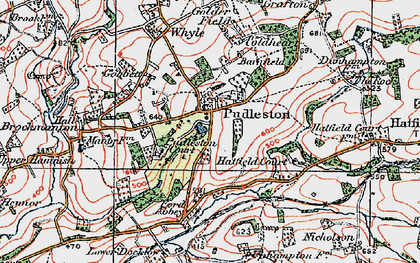 Old map of Hatfield Court in 1920