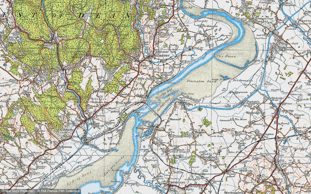 Old Map of Purton, 1919 in 1919