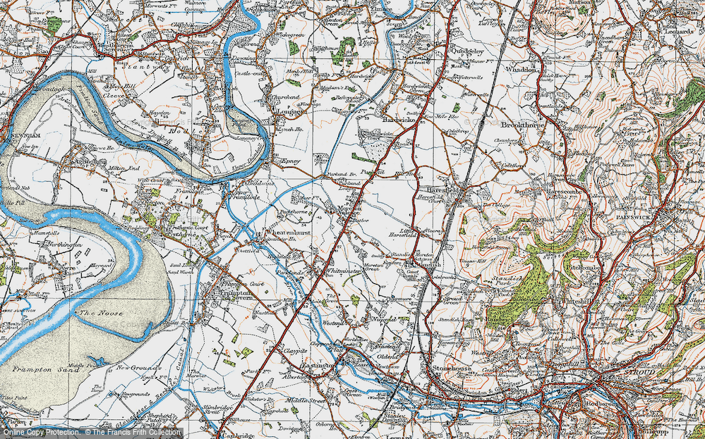 Old Map of Putloe, 1919 in 1919