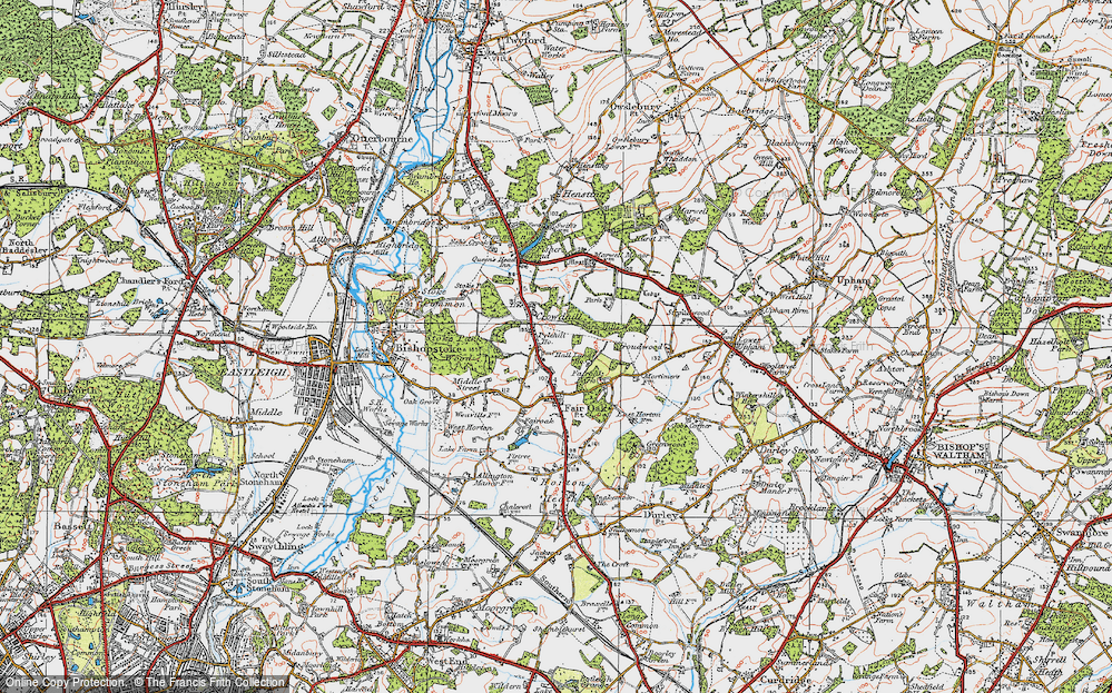 Old Map of Pylehill, 1919 in 1919