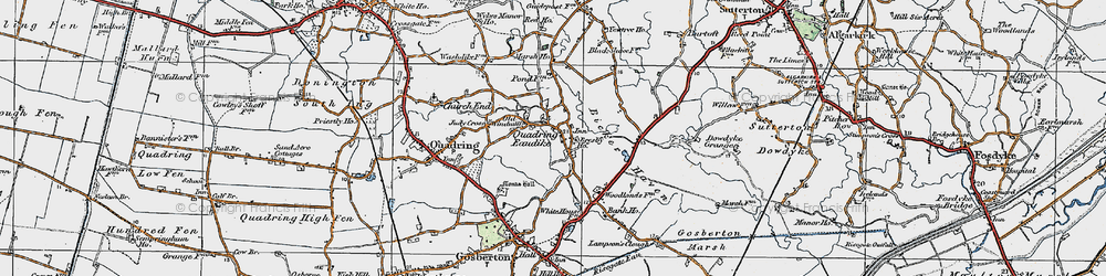 Old map of Bresby Ho in 1922