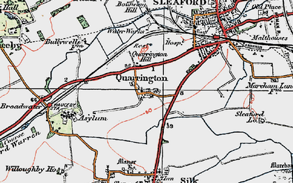 Old map of Butt Mound in 1922
