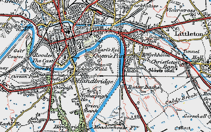 Old map of Queen's Park in 1924