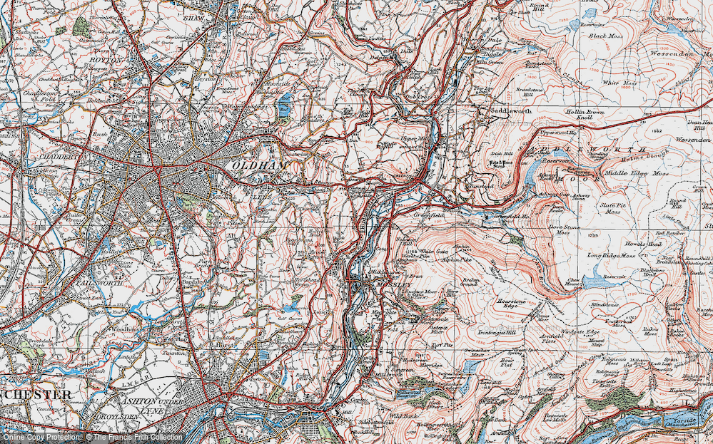 Old Map of Quick, 1924 in 1924