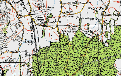 Old map of Radfall in 1920