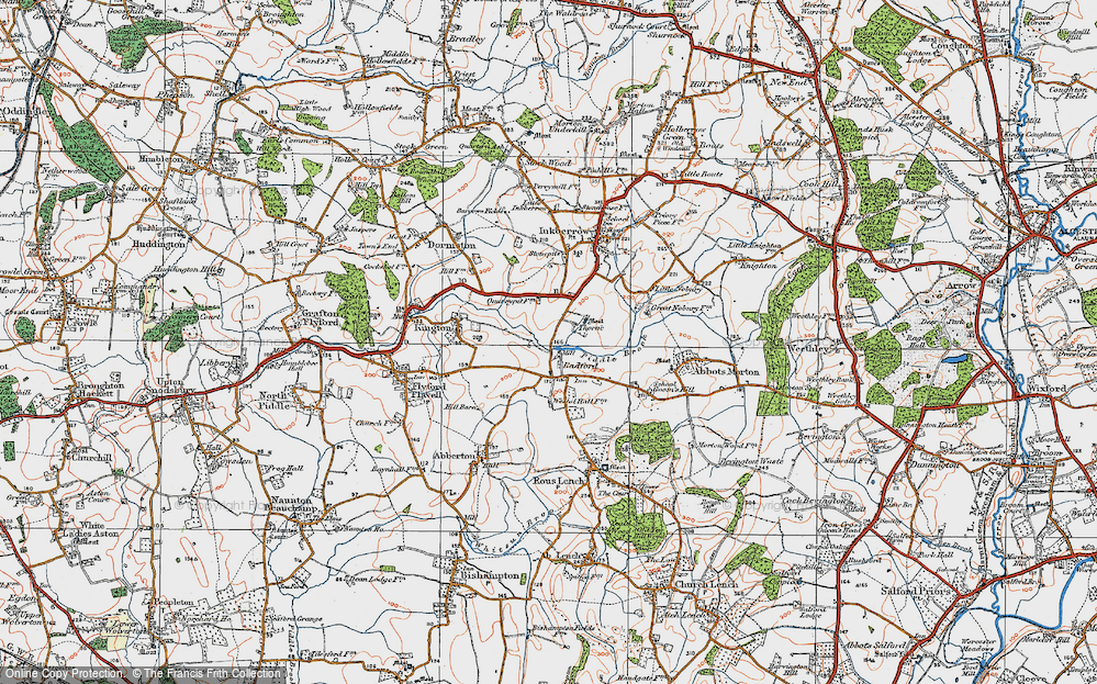 Old Map of Radford, 1919 in 1919