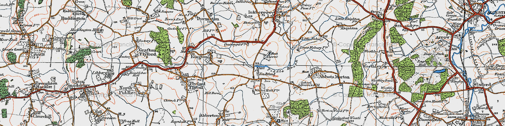 Old map of Radford in 1919