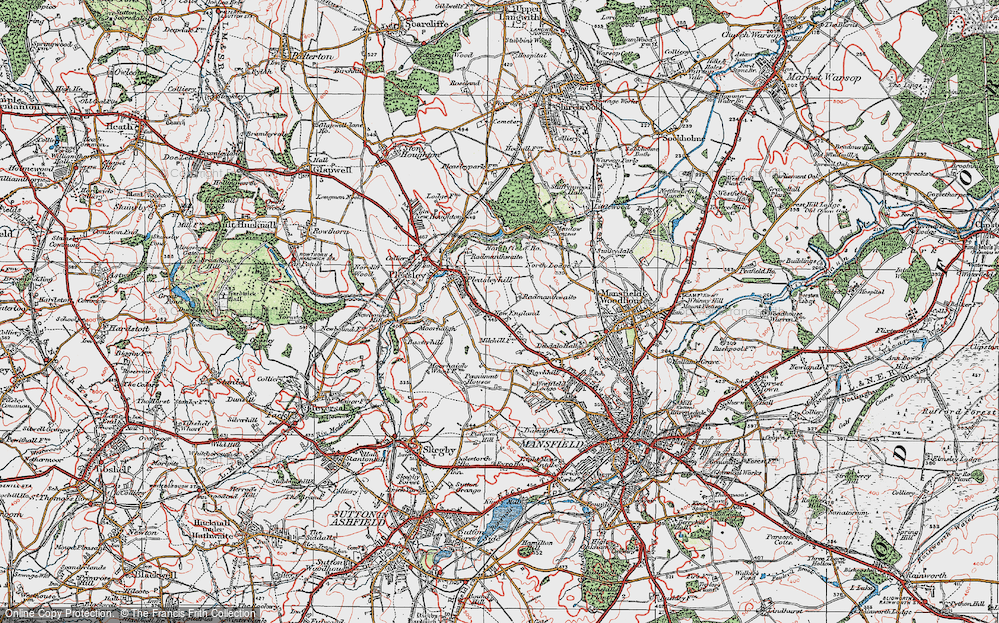 Old Map of Radmanthwaite, 1923 in 1923