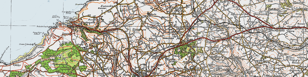 Old map of Radnor in 1919