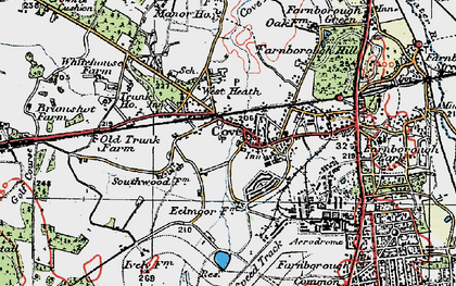 Old map of Rafborough in 1919