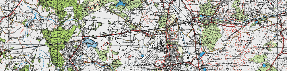 Old map of Rafborough in 1919