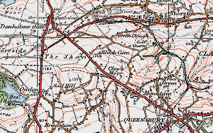 Old map of Raggalds in 1925