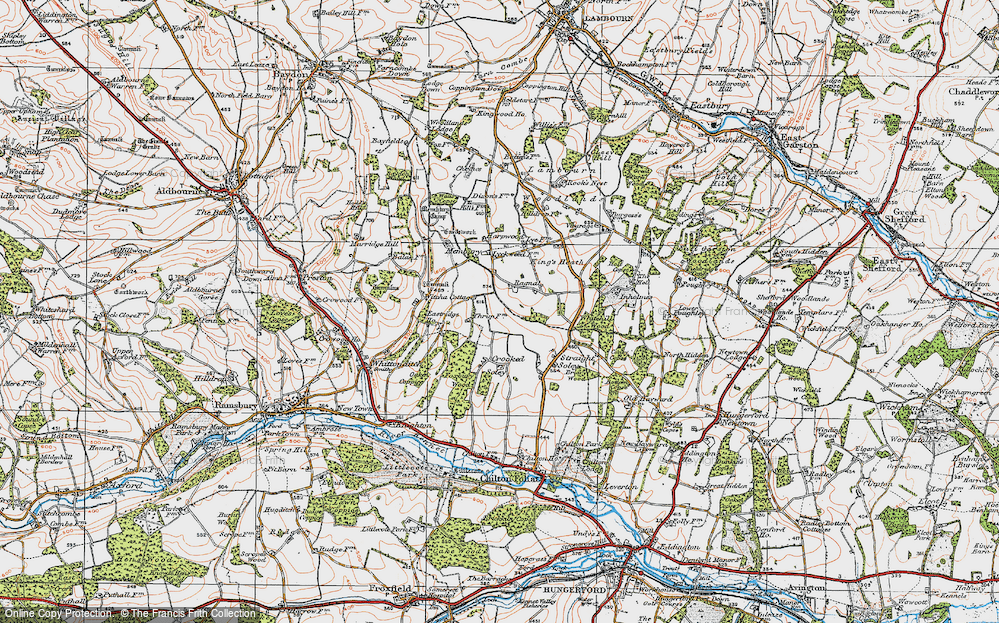 Old Map of Ragnal, 1919 in 1919