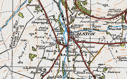Old map of Raise in 1925