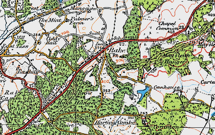 Old map of Rake in 1919