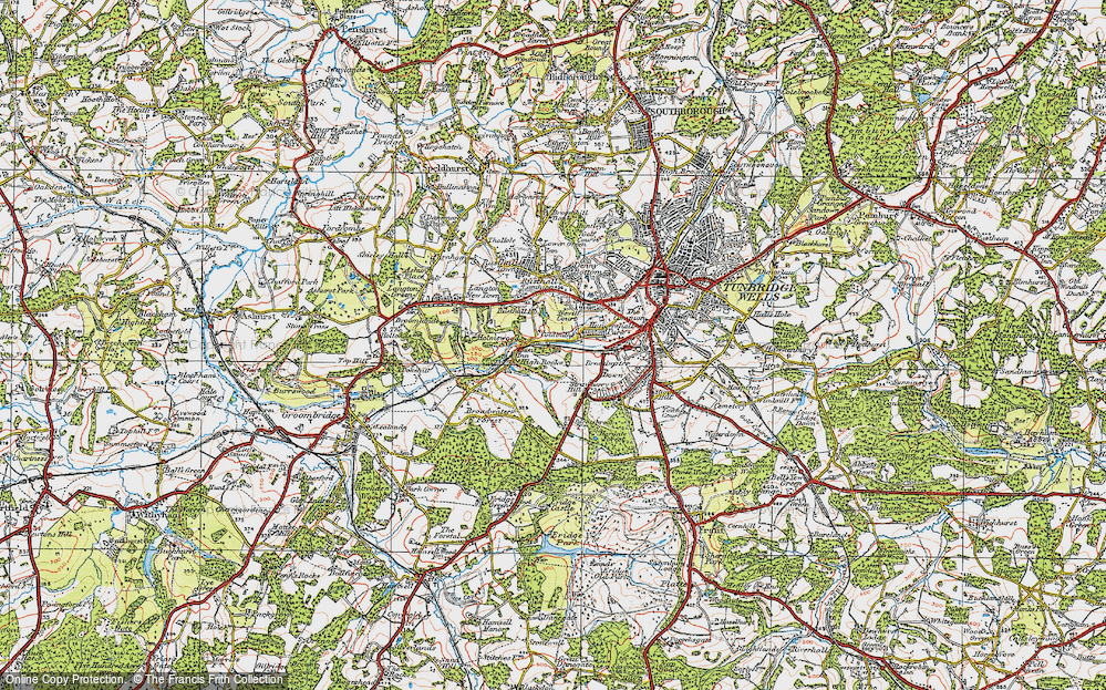 Old Map of Ramslye, 1920 in 1920