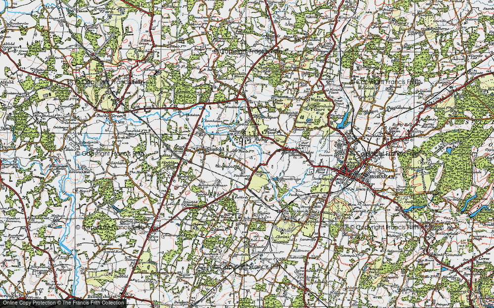 Old Map of Rapkyns, 1920 in 1920