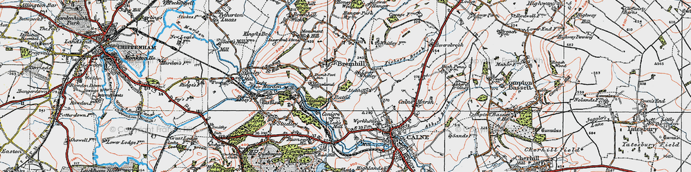 Old map of Ratford in 1919