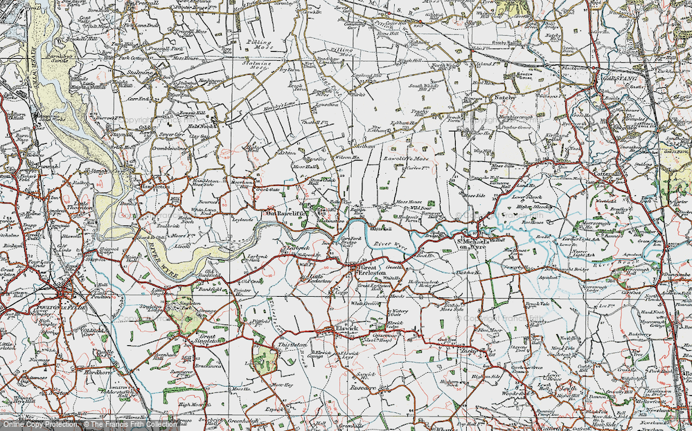Old Map of Ratten Row, 1924 in 1924