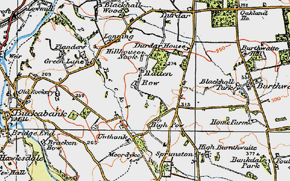 Old map of Ratten Row in 1925