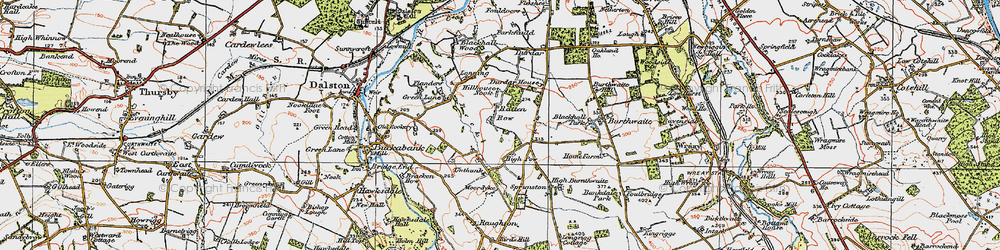 Old map of Ratten Row in 1925