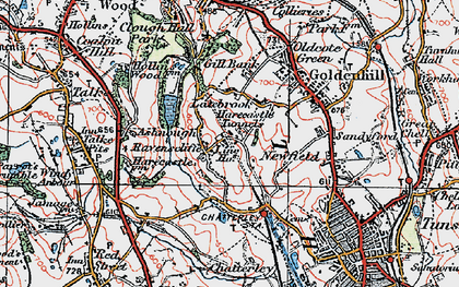 Old map of Ravenscliffe in 1921