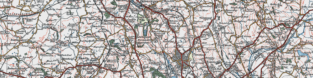 Old map of Ravenscliffe in 1921