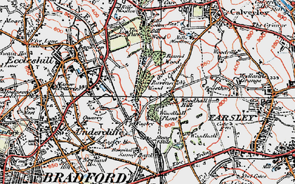 Old map of Ravenscliffe in 1925