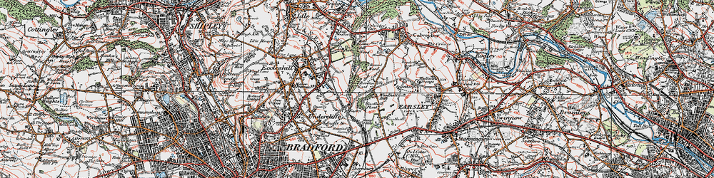 Old map of Ravenscliffe in 1925