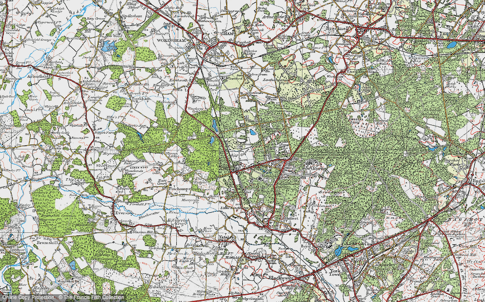 Old Map of Ravenswood Village Settlement, 1919 in 1919